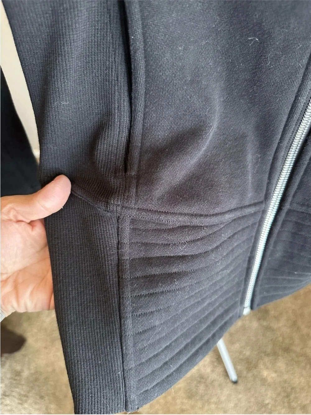 lululemon athletica Black Full-Zip Fitted Jacket